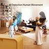 Робот-камера, Wi-Fi 5 МП Внутренняя камера домашней безопасности, Ночное видение Двусторонняя аудиосвязь Автоматическое слежение Внутренняя видеоняня