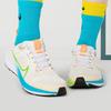 Nike Air Zoom Pegasus 40 GS Pale Ivory Baltic Blue Детские кроссовки Разноцветные белые Action-Green FQ6863-131