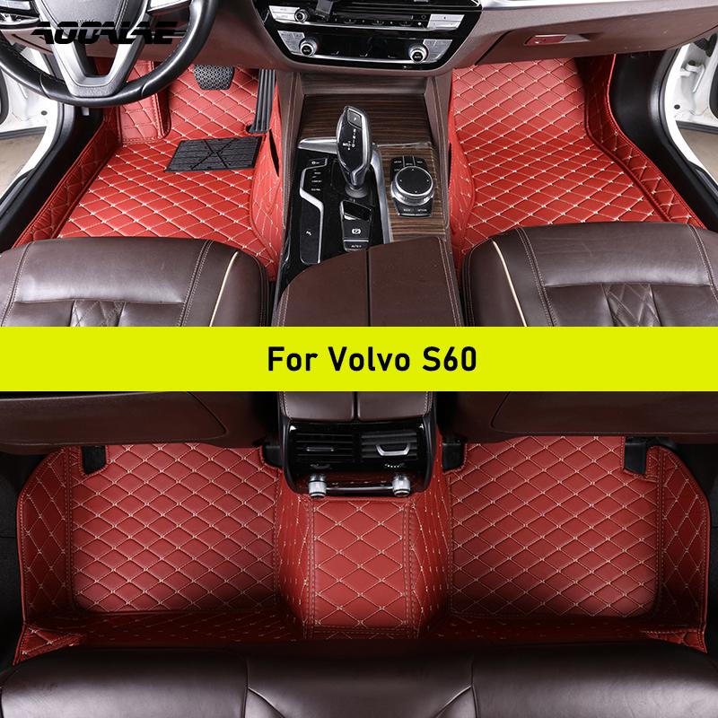 Автомобильные коврики для пола для Volvo S60 Автомобильные ковры Подставка для ног Аксессуар