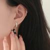 Цирконий ракушка Love Ear Buckle Light Luxury High-end Feeling Sweet Универсальный нишевый дизайн серьги кольцо