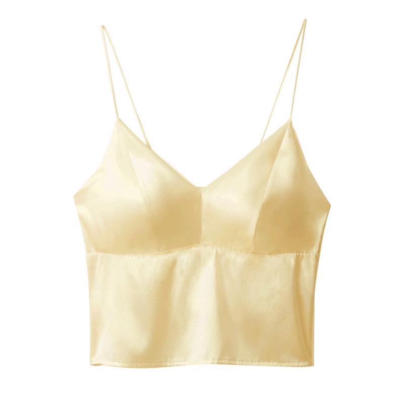 Беспроводной бюстгальтер-бандо Fairy Senseless из 19 момме шелка с регулируемыми бретелями