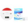 Carbon Monoxide Detector Alarm LCD Display Peak Memory Battery Operated Not Hardwired CO Detector Alarms Sensor