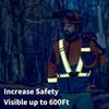 Reflective Vest Running Gear for Women Men Kids, Highly Visible Adjustable Reflective Belt  2 PackSafety for Night Running, Dog Walking, Jogging, Cycl