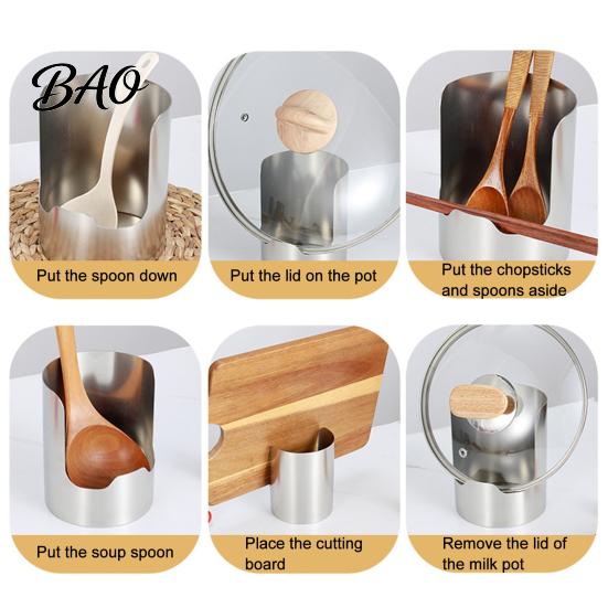 Rust-proof Kitchen Caddy Stainless Steel Spoon Rest, Utensil Holder for Chopsticks Storage Rack Ladle Spatula Chopsticks, Buffet Serving Tray