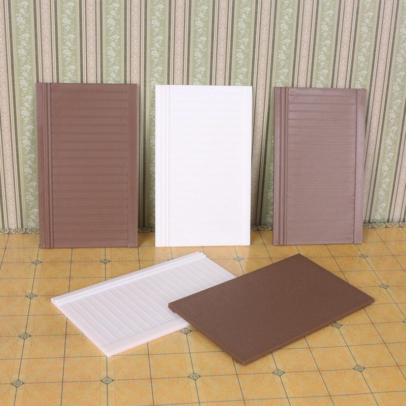 1Pcs Vertical Pattern Wall Skirt Panel for 1 12 Dollhouse Simulation Mini Home Room Furniture Accessories