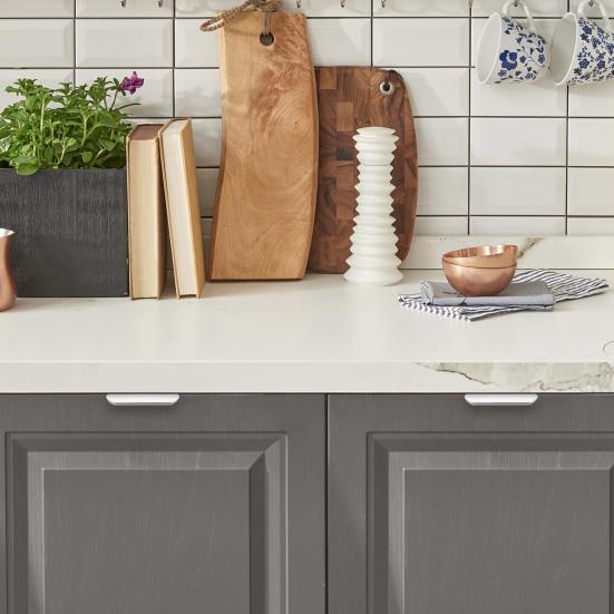 Ручка шкафа для пальцев Нержавеющая полированная поверхность Закругленный край Ручка шкафа для пальцев Скрытая ручка