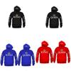 Stylish Cotton Hooded Sweatshirt For Couples Printed Long Sleeve Pullover For Fall