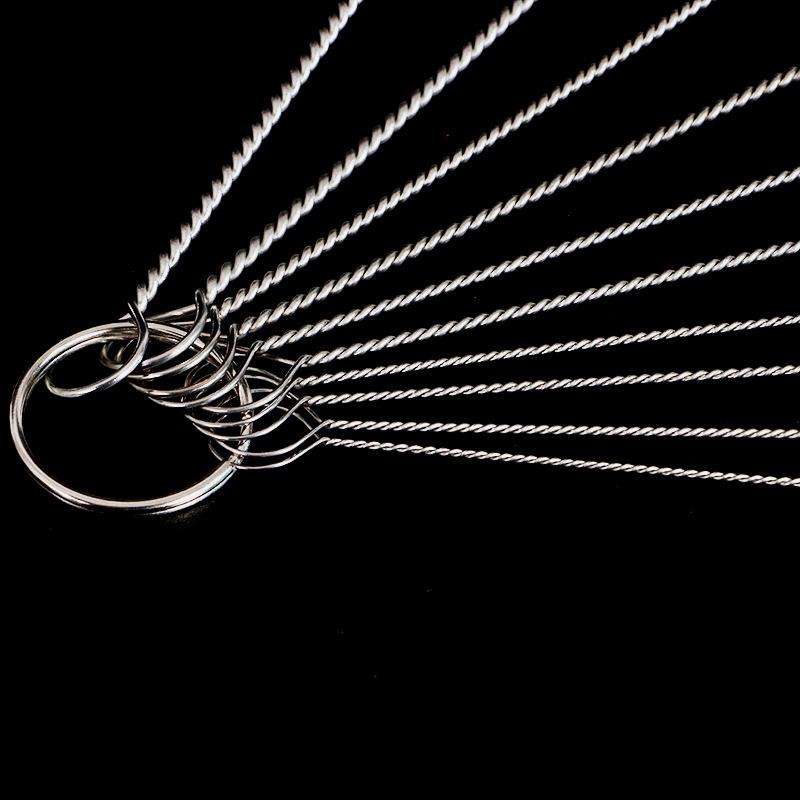 Нержавеющая мягкая соломинка для волос щетка для чистки набор нейлоновая щетина трубка бутылка соломинка