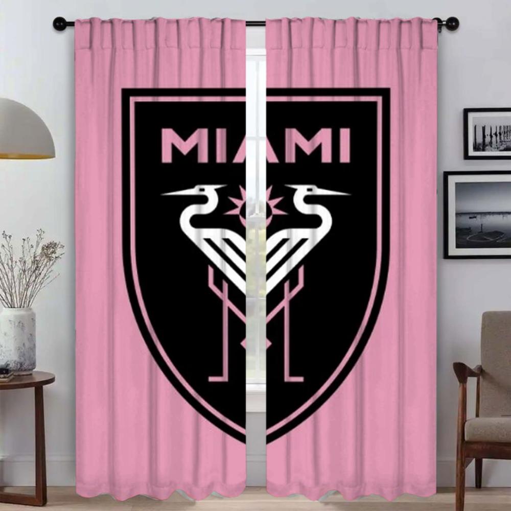 MiamiS Partition Tulle for Bedroom Window Curtain for Room 2 Panel Halloween Decoration Blackout Curtains Shades Living Kitchen