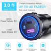 12V Quick Charge 3.0 USB C Car Charger Waterproof QC3.0 PD Fast Charger Socket Power Outlet for Car Motorcycle Boat Marine Bus