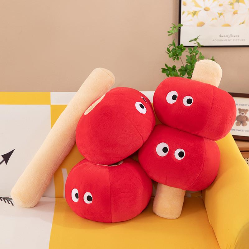 Sugared Plush Gourd Toy Hand Warmer Cartoon Stuffed Doll Kids Gift Birthday