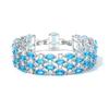 Crystal Zircon Women'S Bracelet, Diamond-Encrusted Bracelet Women, Gift Colored Jewelry.