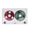 Blank Cassette Tape Reel to Reel Metal 50 Minutes Blank Recording Tape with Transparent Box for Music Recording