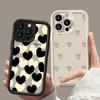 Милый Чехол-Сердечко для iPhone 16 Pro Max 15 Pro 11 12 13 14 16E XS X XR 7 8 Plus SE 2020 Ударопрочный Силиконовый Мягкий Чехол