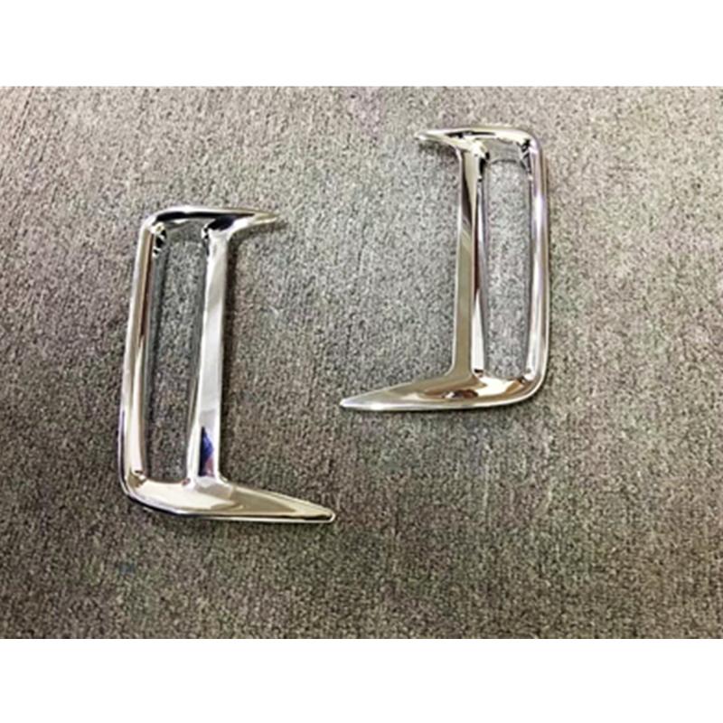 Авто боковая задняя задняя противотуманная фара, накладка для Toyota Noah Voxy, черная рамка противотуманных фонарей, АБС-хром, внешние аксессуары автомобиля