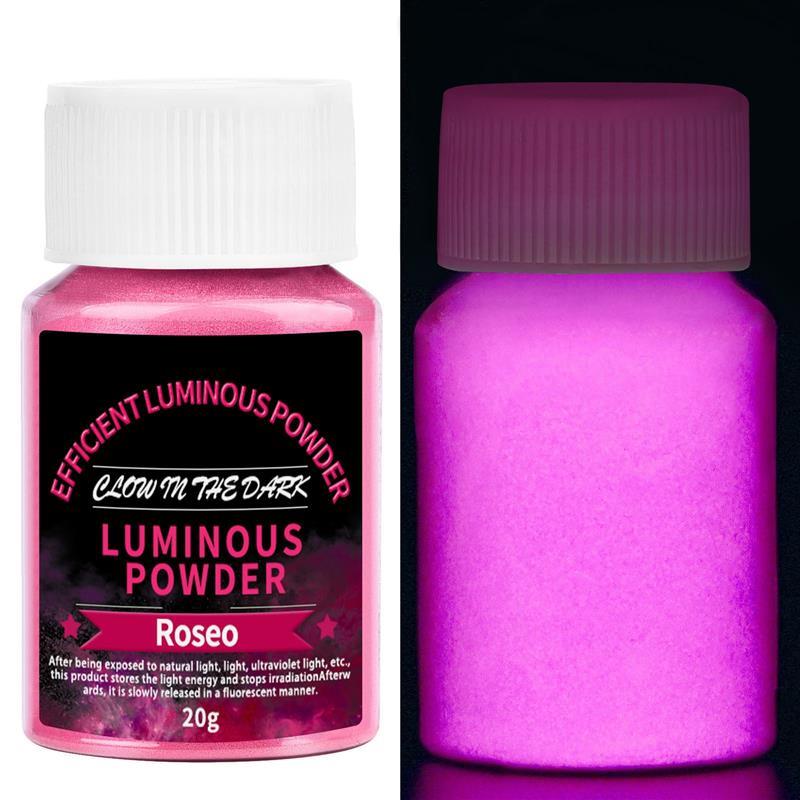 Светящийся порошок пигмента Яркий люминесцентный порошок Светящийся в темноте фосфорный светящийся порошок пигмент смоляной наполнитель