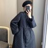 Зимняя корейская юбка дизайн длинные парки пальто женские большие размеры 4xl свободные куртки повседневные теплые элегантные пальто