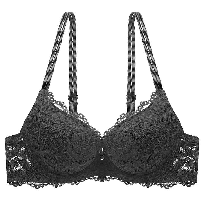 Cross-Border Lace Push-Up Bra & Plus Size Lingerie Set
