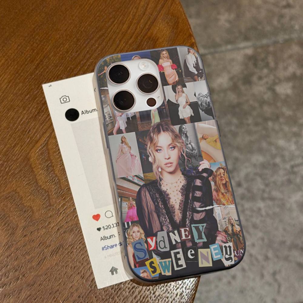 Певица Сидни С-Суини Для IPhone 17 16 15 14 Plus 13 12 11 Pro Max С ударопрочным защитным чехлом для телефона