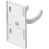Yamazaki Tower Floating Guitar Hanger (1925) - Wall-Mounted Guitar Hook for Plasterboard Walls, White, 8cm W x 11.5cm D x 14cm H (Includes Drywall Twe