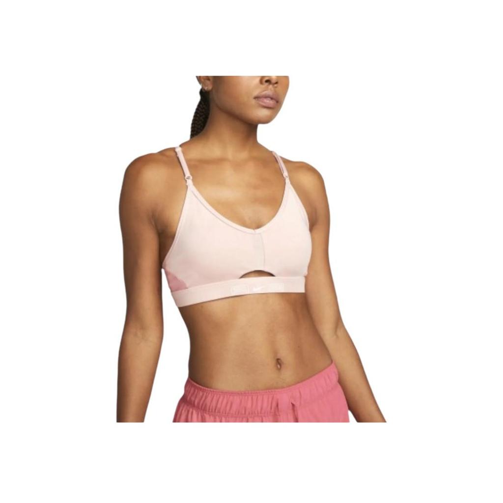 Nike Спортивный бюстгальтер Dri-Fit Indy с вырезами, мягкий, легкий, дышащий, женское нижнее белье DD1379-601