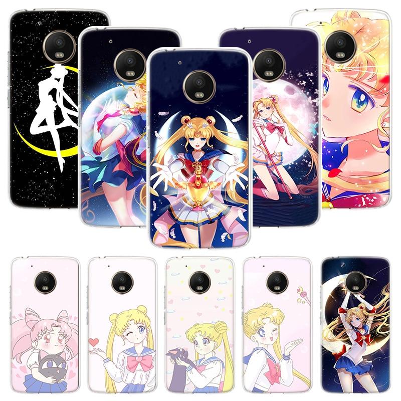 Pretty Anime Girls Phone Case For Motorola Moto G9 G8 G7 G6 G5 E6 E5 E4 Plus Play Power One Action Macro Coque Cover Capa