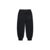 Li Ning Kung Fu Series Drawstring Cuffed Loose Casual Knitted Sports Pants Men Pants Black AKLU225-1