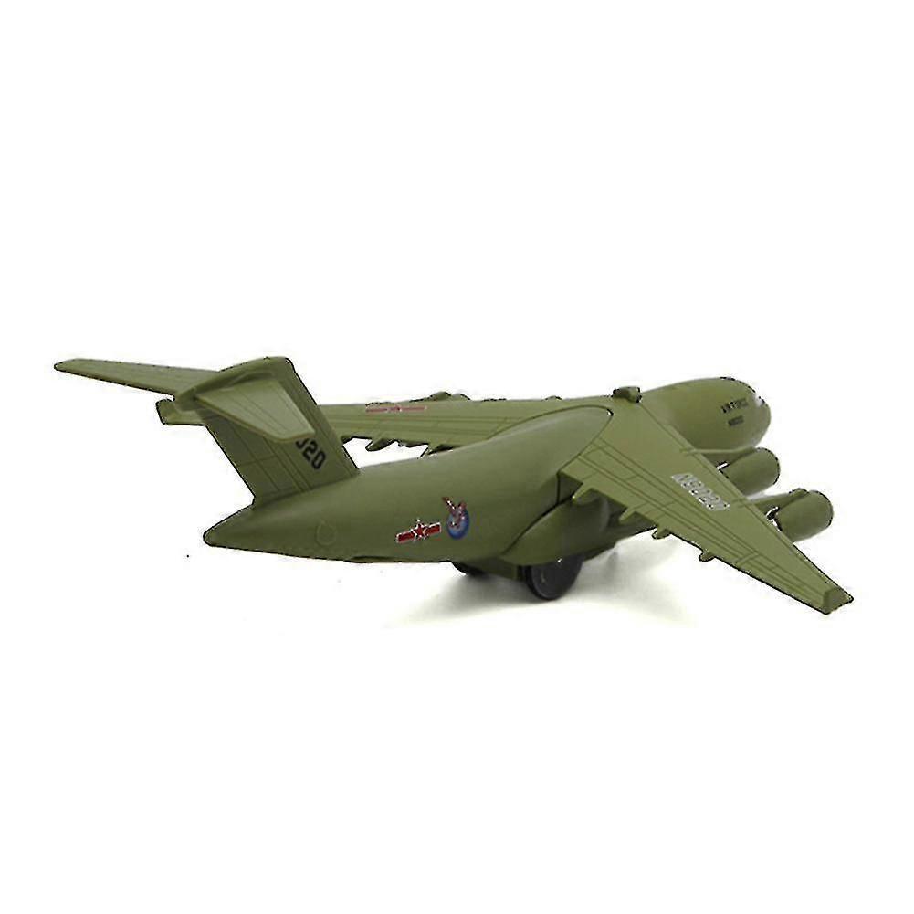 1/32 Транспортный самолет C17 Инерционная модель с музыкой и светодиодами Настольный декор Детская игрушка Подарок
