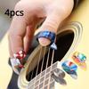 4Pc/set Guitar Part Finger Picks Pickup Guitars Bass Fingerstyle Thumb Plectrums Pick Plectrum Musical Instrument Strap Accessor