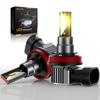 Zethors LED Fog Lamp, H11, H8, H16, For Cars, High Brightness, 3x Brightness, LED