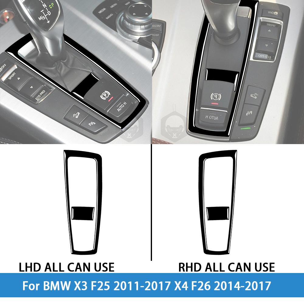dsgur6 For BMW X3 F25 2011-2017 X4 F26 2014-2017Car Accessories Piano Black Interior Air Vent Taillight Console Trim Modified Sticker