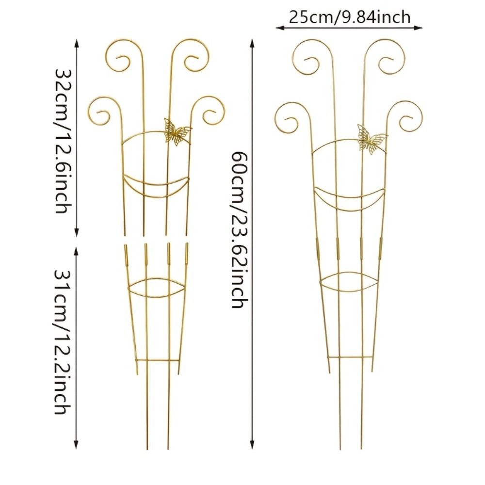 Butterfly Shaped Plant Climbing Trellis Strong Load Bearing Vine Climbing Rack Potted Plants