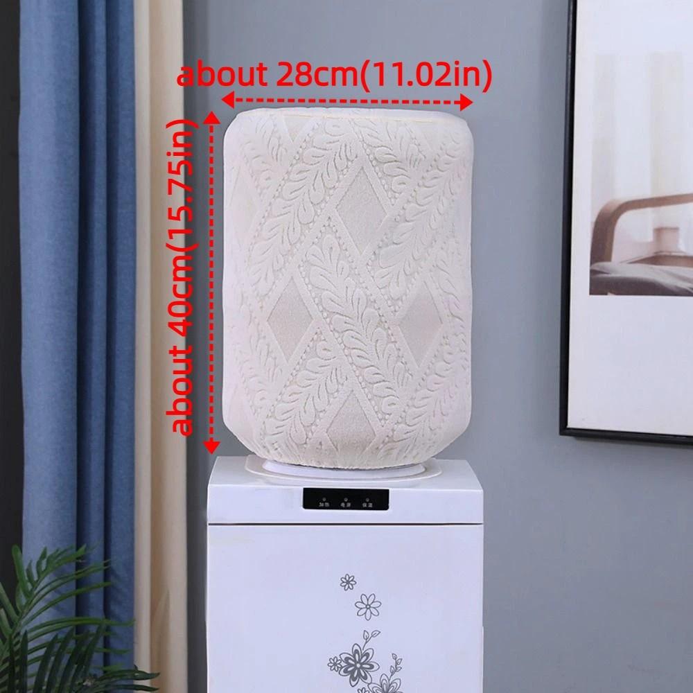 Solid Color Water Dispenser Cover Removable Barrel Dust Cover Simple Bucket Sleeve Home Decor
