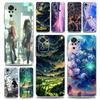 Новый квадратный прозрачный чехол для телефона для Xiaomi Redmi Note 12 11 9S 9 8 10 Pro + 7 8T 9C 9A 8A K40 игровой чехол аниме девушка арт пейзаж