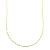 [Fairy Carret] 18K Gold Necklace with Screw Chain, 45cm (1.4mm Wide, Approx. 2g)