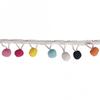 2 M of Colored Pompom Braid