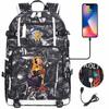 Game Moon Sun Print Teen Student Backpack Unisex Casual Large Capacity Travel Bookbag
