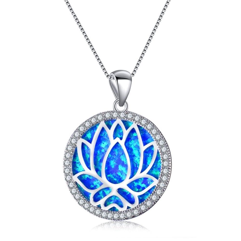 Bohemia Blue Imitation Opal Cute Turtle Animal Pendant Necklace For Women Charm Crystal Ocean Animal Necklaces Jewelry for Women