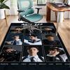 Kpop music Office Rug Chair Mat, Game Carpet, Suitable for Front Door, Bedroom, Living Room, Desk, Holiday Gift