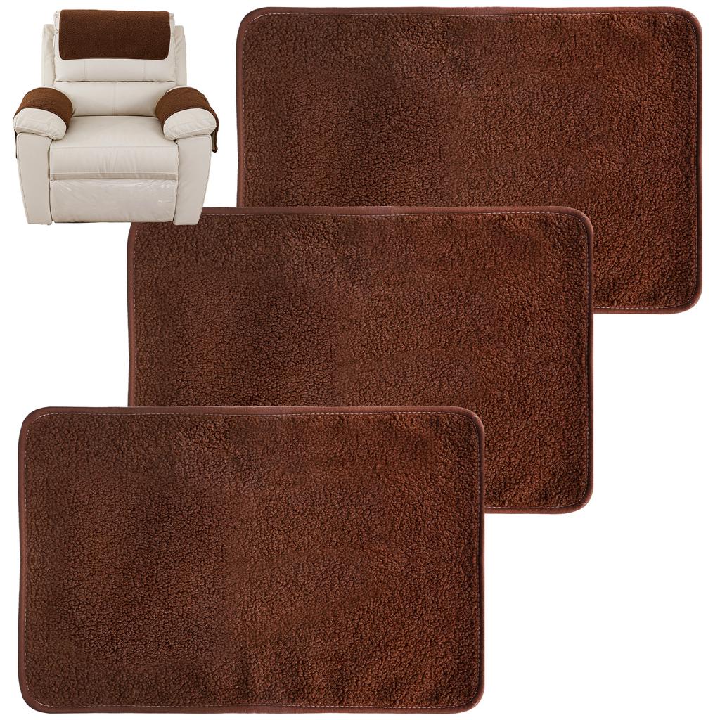 3 шт. Чехол для подголовника дивана, мягкий полиэстер, защитный чехол для подголовника кресла, износостойкий чехол для подголовника кресла