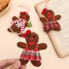 3pcs Set Christmas Gingerbread Man Hanging Ornaments Christmas Tree Decorations  Christmas