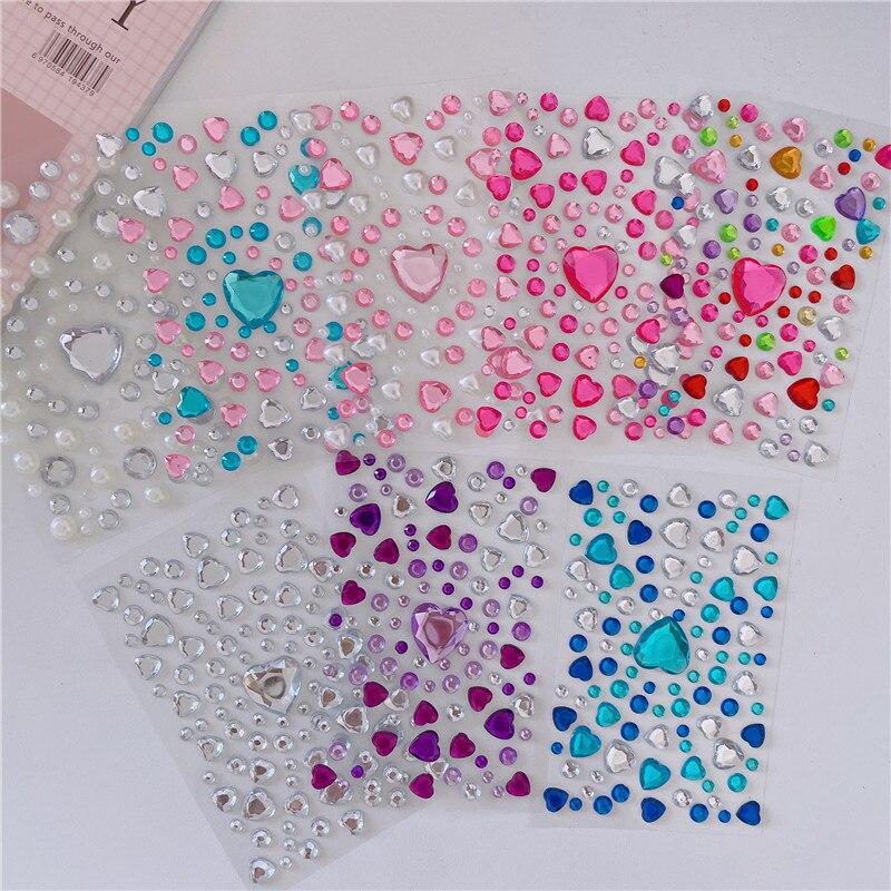 Большая наклейка с бриллиантом «Любовь» Ins 3D Корейская декоративная наклейка с бриллиантами