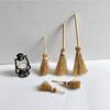 5pcs/Bag Kitchen Garden Witch Straw Brooms Witch Tool Dollhouse Accessories  Halloween