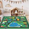 Kids' Traffic City Play Mat with Roads and Parking for Crawling and Toy Cars