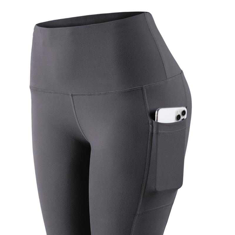 Женские леггинсы с карманами для тренировок, эластичные узкие брюки с высокой талией, брюки для фитнеса, бега, йоги