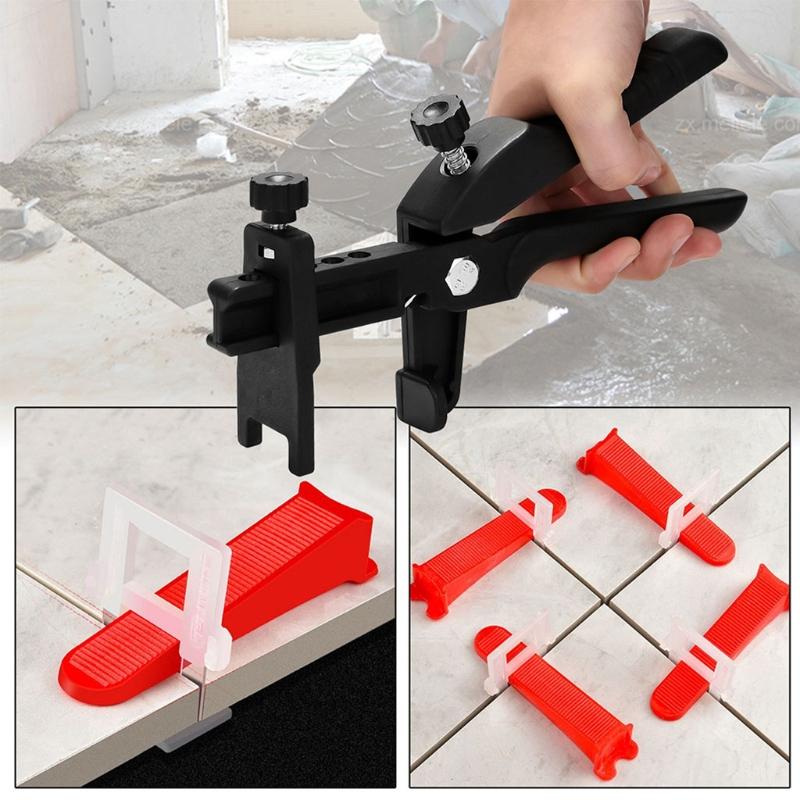 Система выравнивания плитки Профессиональная установка керамической плитки из камня Выравнивающие распорные зажимы Многоразовые ручные плоскогубцы для плитки