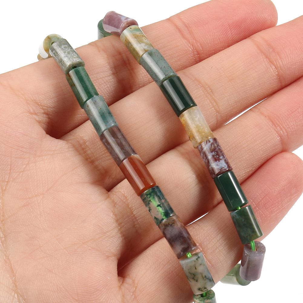 5x8 мм натуральные матовые камни, говлит, кристалл, яшма, агат, трубчатая колонна, свободные бусины для изготовления ювелирных изделий, аксессуары для браслетов «сделай сам», 15 дюймов