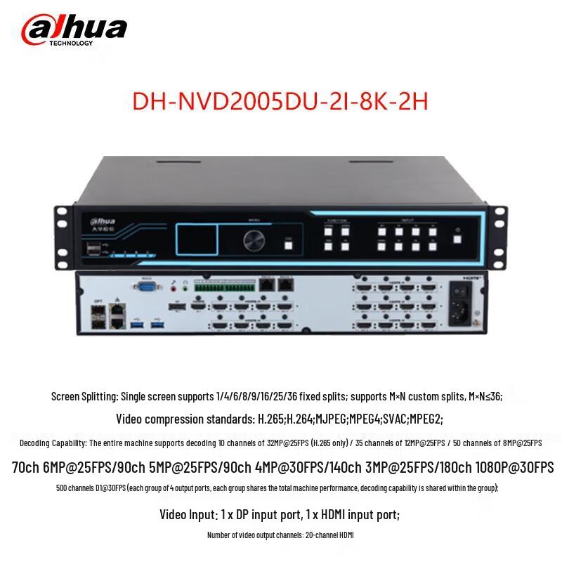 Dahua Network Video Decoder CN plug (adapter included)
