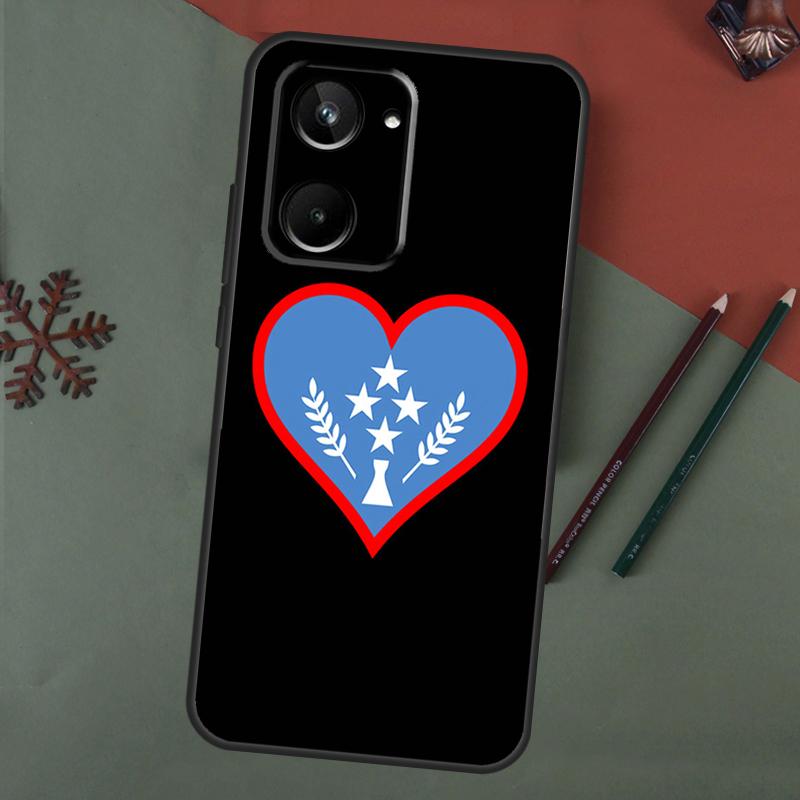Kosrae Flag Case For Realme C75 C65 C67 C71 C63 C61 C55 C51 C53 C35 11 12 13 14 15 Pro Plus GT6 GT7 Pro