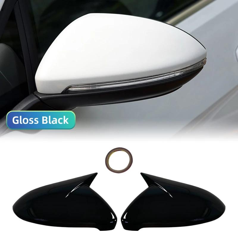 Side Rearview Mirror Cap Wing Side Mirror Cover For VW Golf 7 MK7 MK7.5 GTI R GTE GTD 2014-2019 Replacement